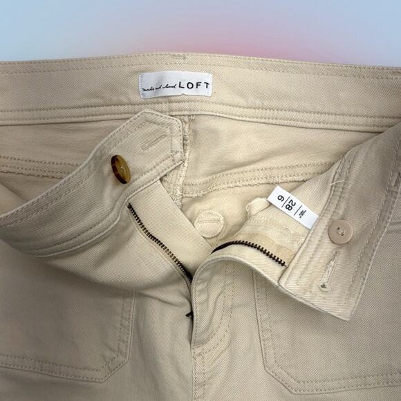 LOFT Women's Boot Cut Jeans - Cream - Picture 4 of 4